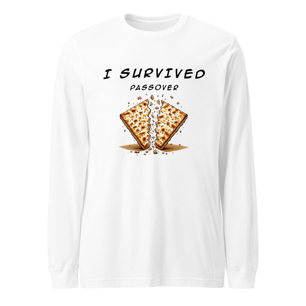 Passover Jewish pride shirt in White - back view