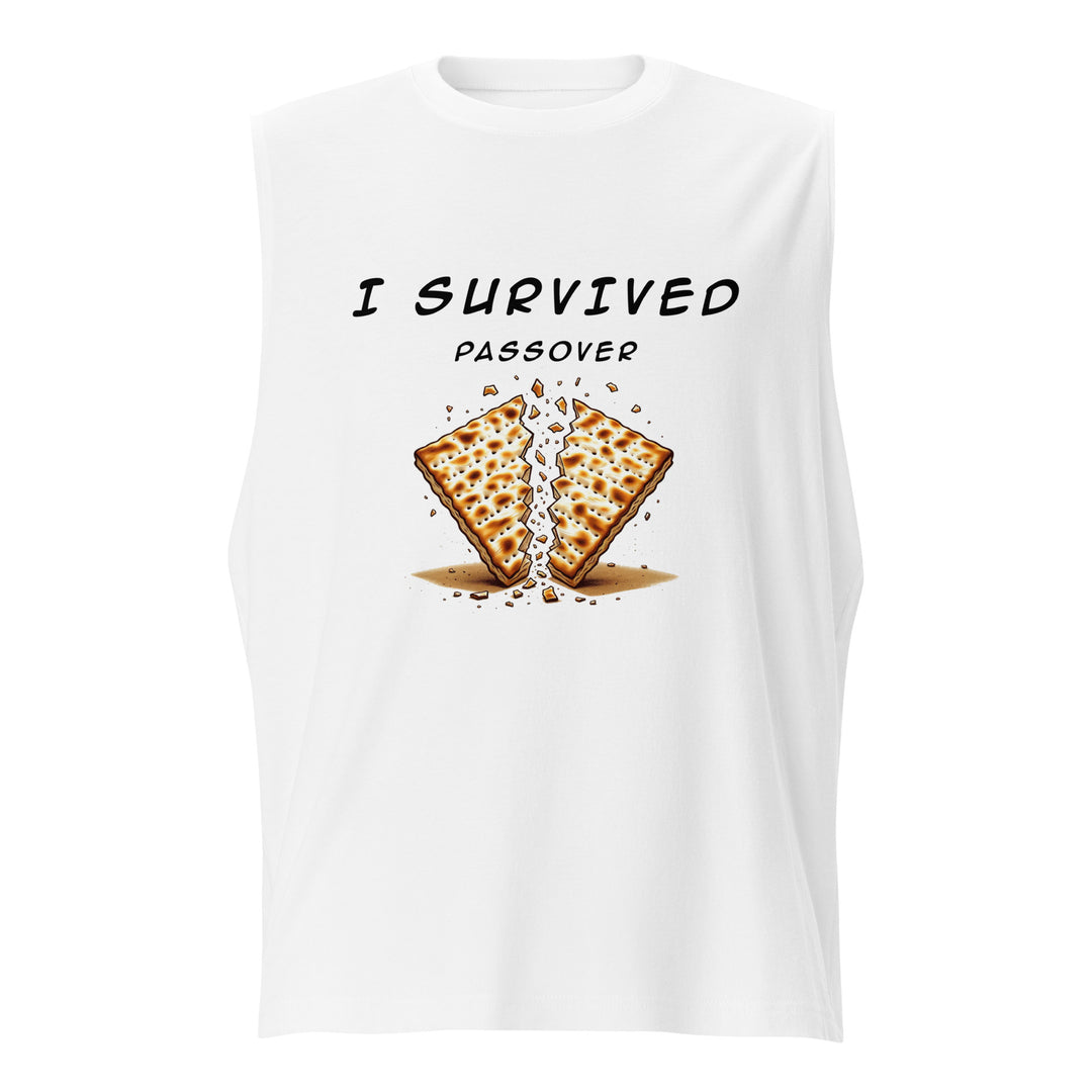 Passover Jewish pride muscle shirt - front view