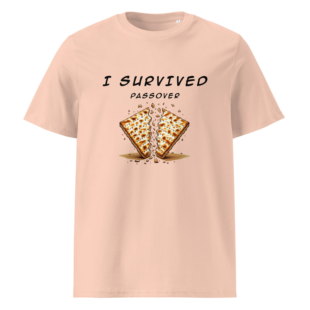 Passover Jewish pride t-shirt in Fraiche Peche - front view