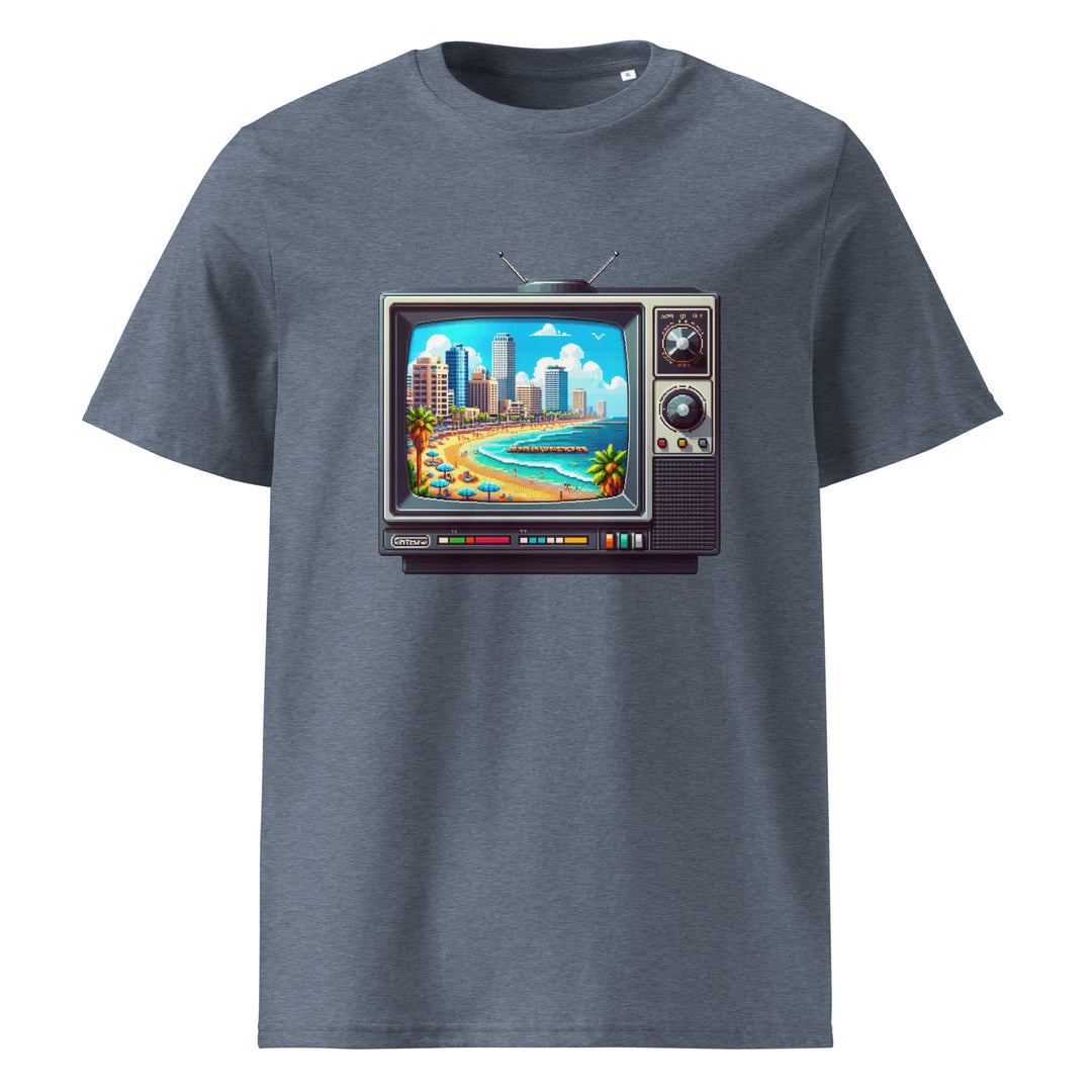 Organic Cotton T-Shirt | 16Bit Tel Aviv Beach