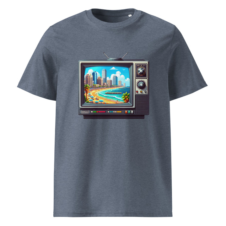Organic Cotton T-Shirt | 16Bit Tel Aviv Beach