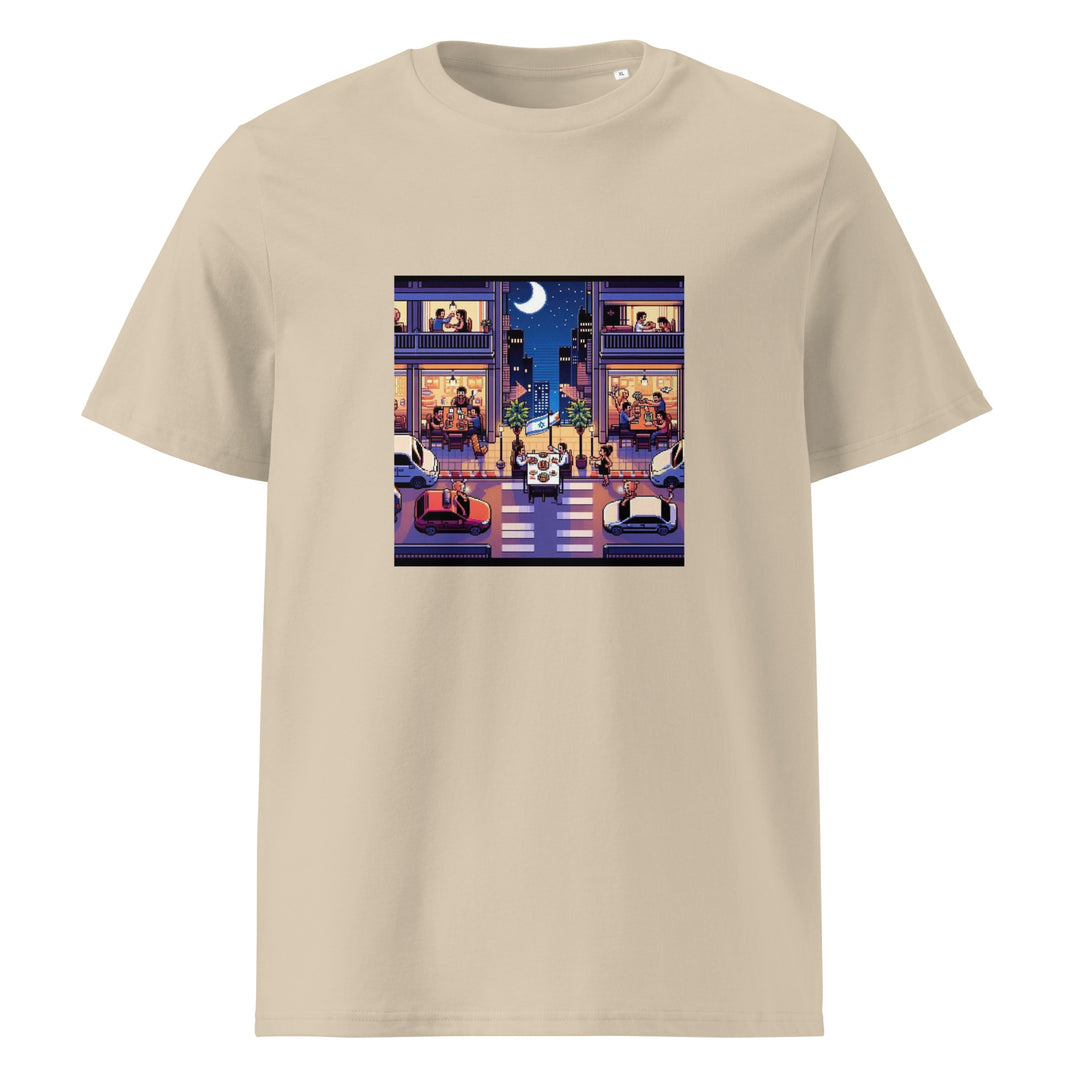 Organic Cotton T-Shirt | TLV Nightlife 16 Bit
