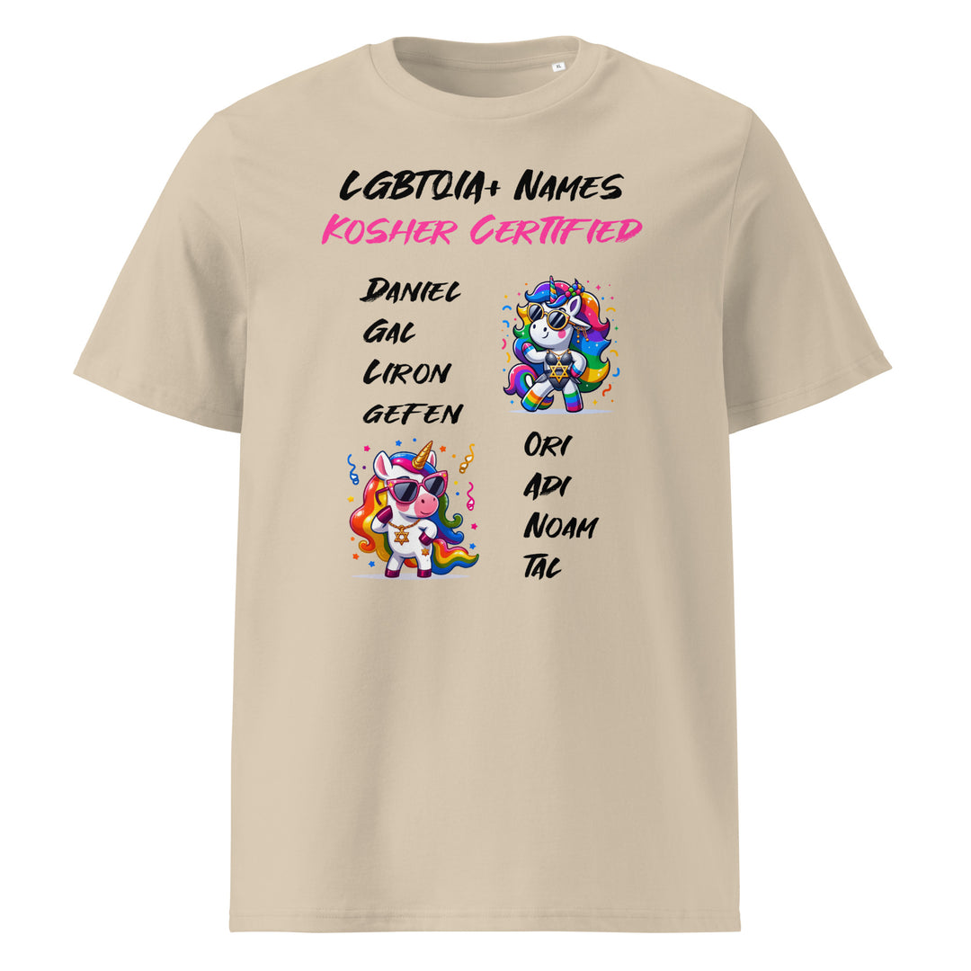 Organic Cotton T-Shirt | Kosher Certified Names