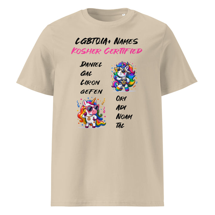 Organic Cotton T-Shirt | Kosher Certified Names