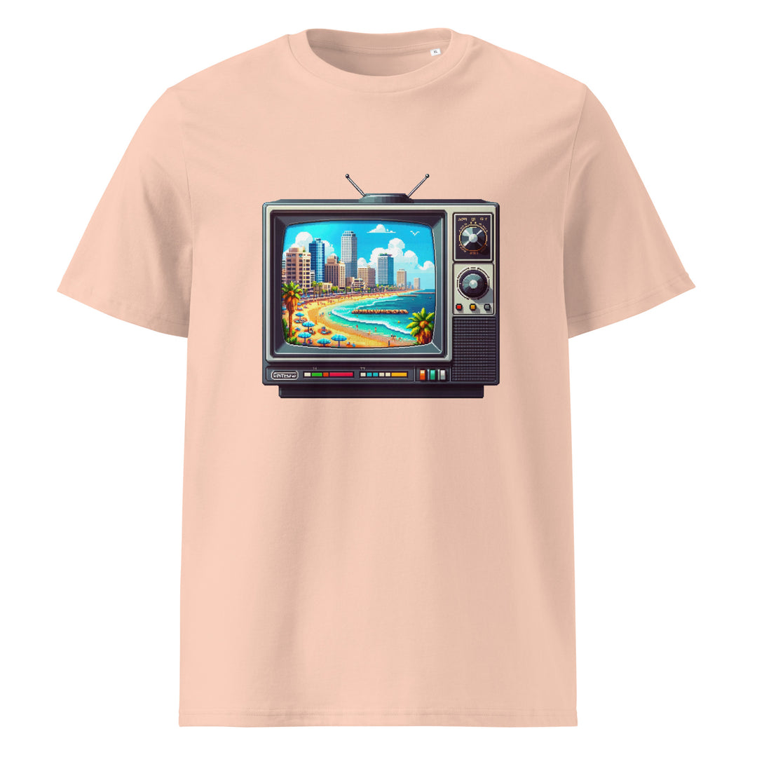 Organic Cotton T-Shirt | 16Bit Tel Aviv Beach