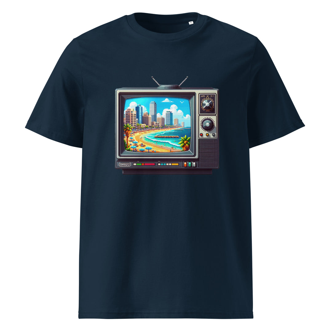 Organic Cotton T-Shirt | 16Bit Tel Aviv Beach