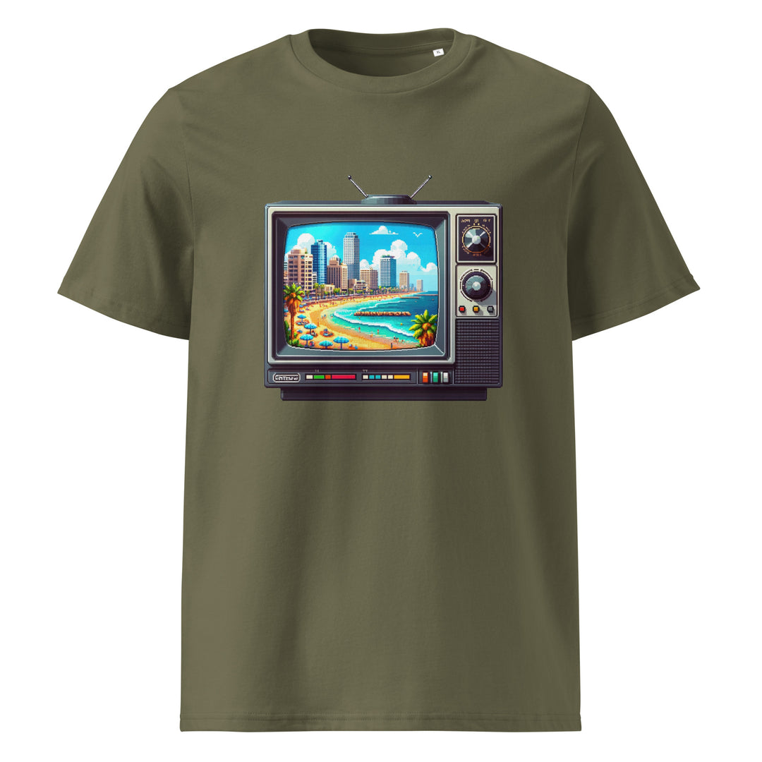 Organic Cotton T-Shirt | 16Bit Tel Aviv Beach