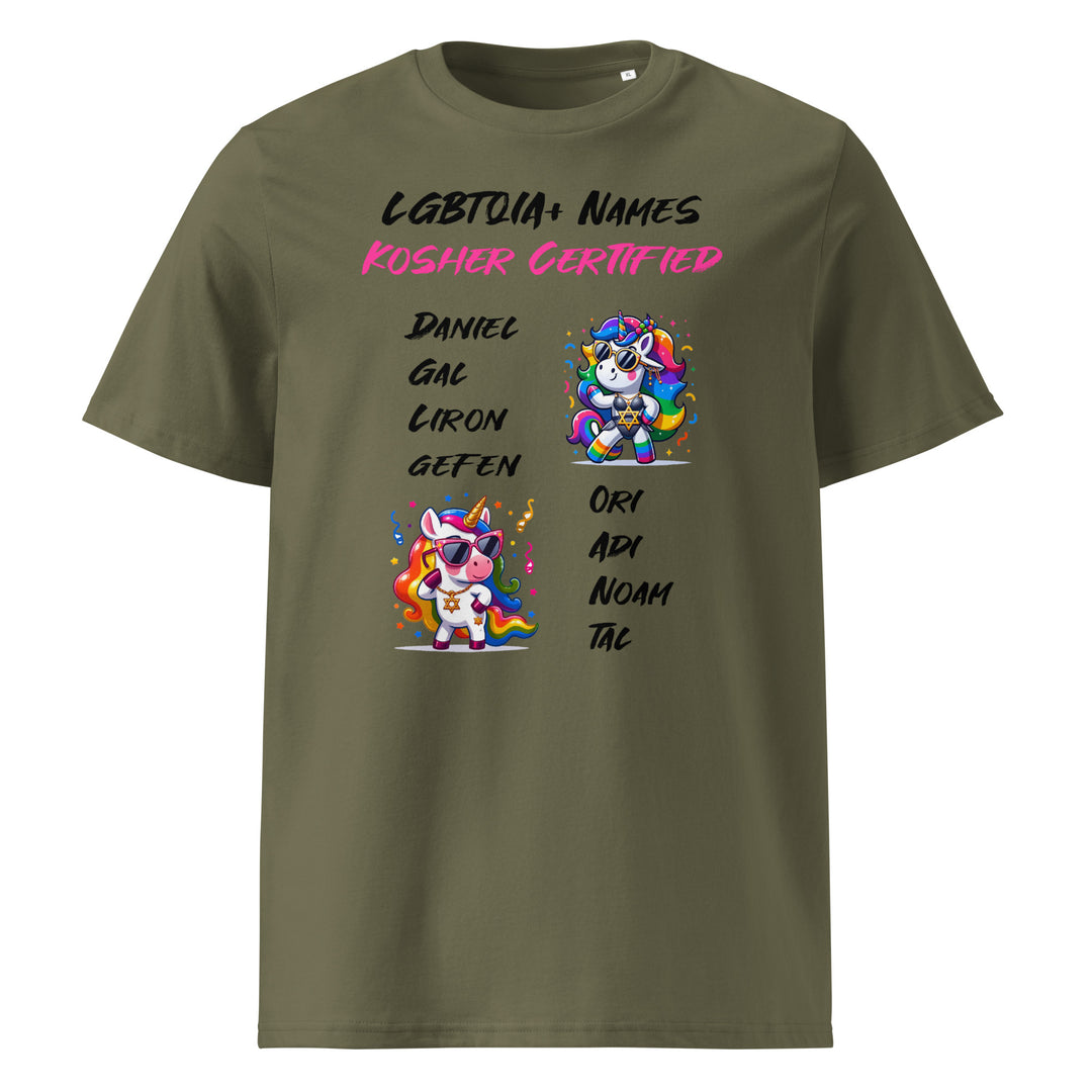 Organic Cotton T-Shirt | Kosher Certified Names