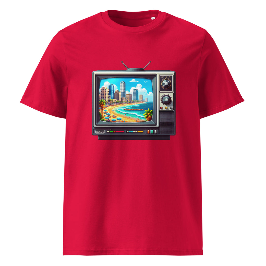 Organic Cotton T-Shirt | 16Bit Tel Aviv Beach