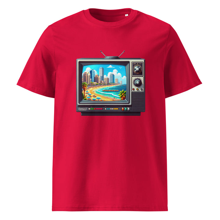 Organic Cotton T-Shirt | 16Bit Tel Aviv Beach