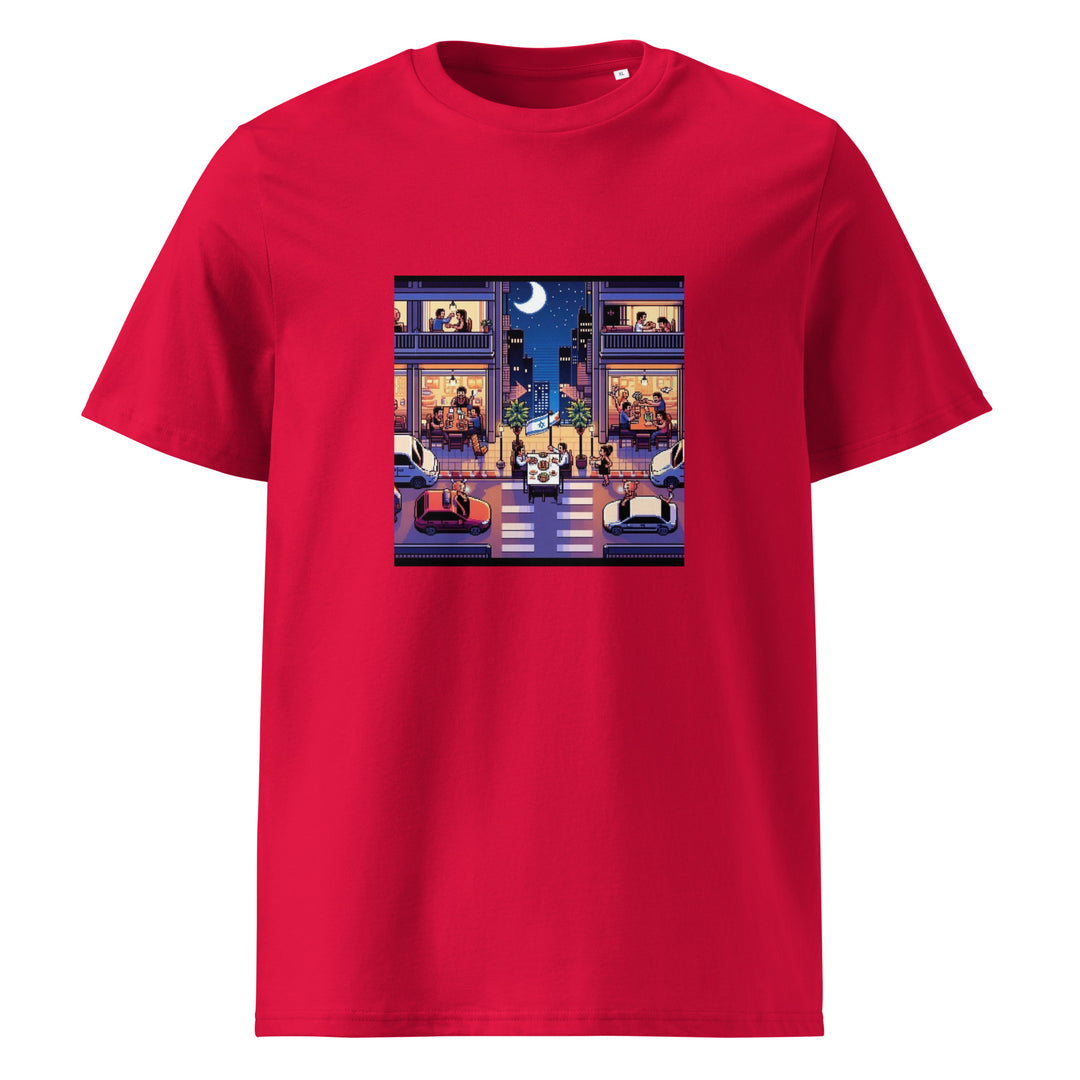 Organic Cotton T-Shirt | TLV Nightlife 16 Bit