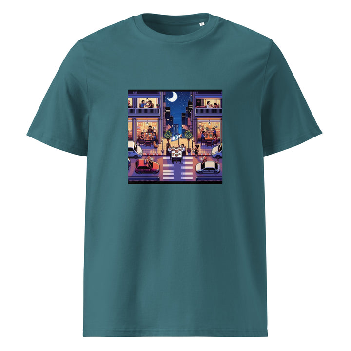 Organic Cotton T-Shirt | TLV Nightlife 16 Bit