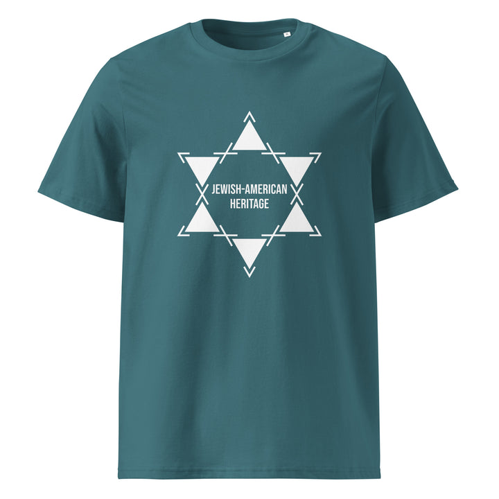 Jewish American Heritage Jewish pride t-shirt in Stargazer - flat lay