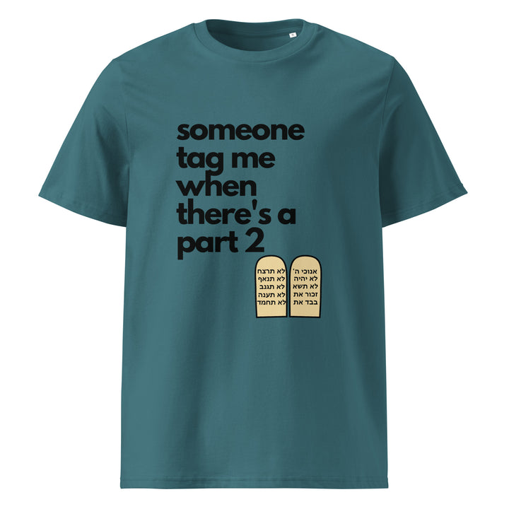 Someone Tag Me Jewish pride t-shirt in Stargazer - detail view