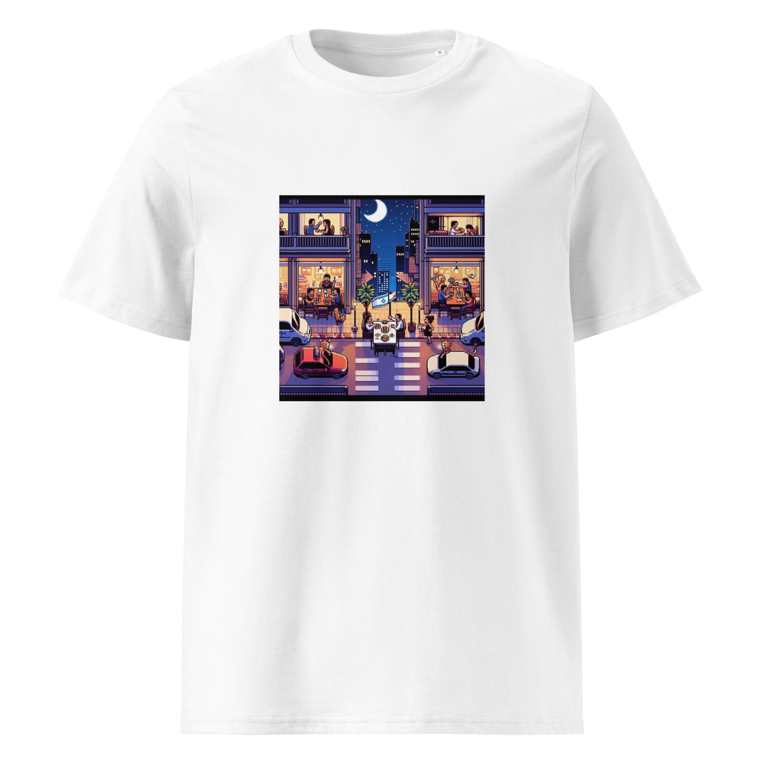 Organic Cotton T-Shirt | TLV Nightlife 16 Bit