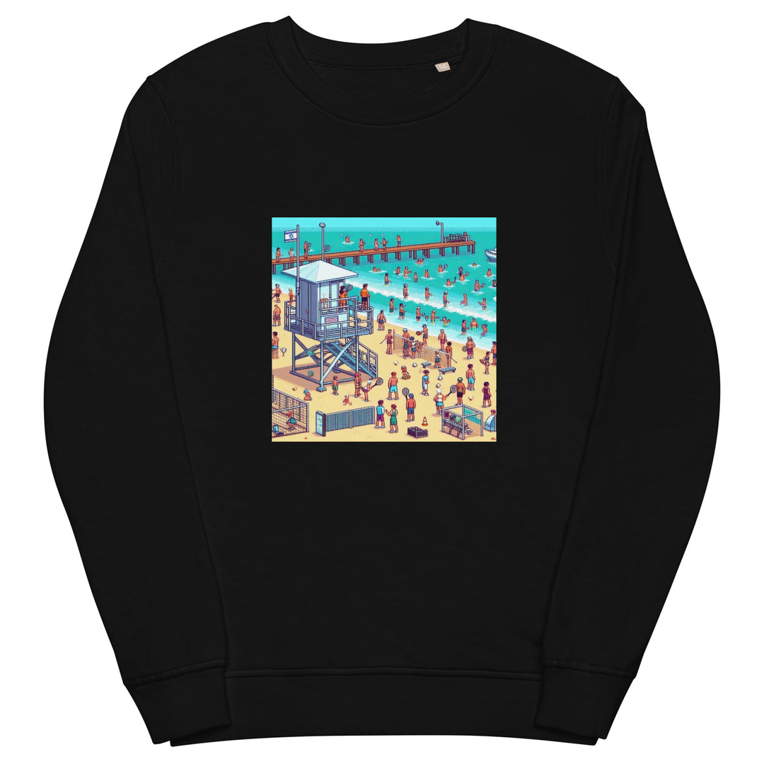 Organic Sweatshirt | TLV Frishman Beach 16 Bit