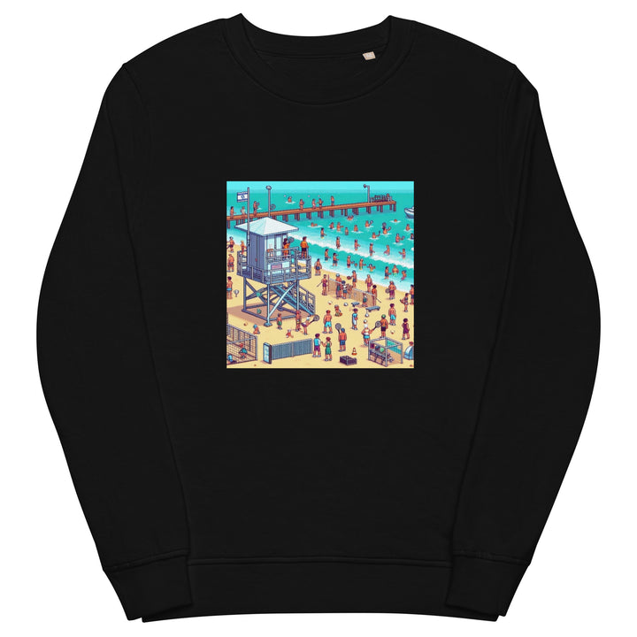 Organic Sweatshirt | TLV Frishman Beach 16 Bit