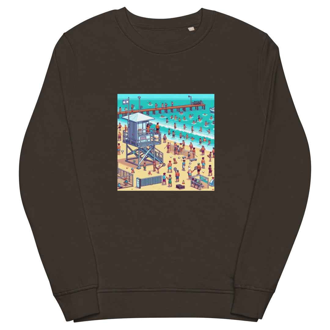 Organic Sweatshirt | TLV Frishman Beach 16 Bit