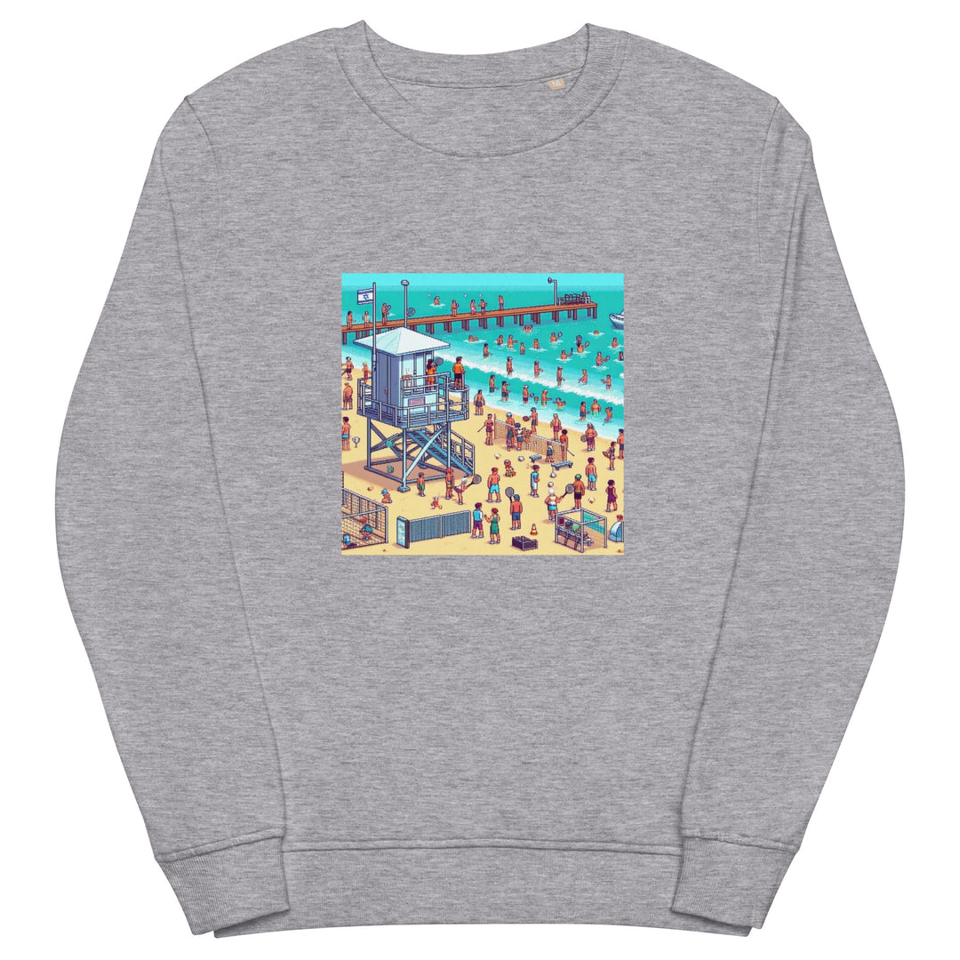 Organic Sweatshirt | TLV Frishman Beach 16 Bit