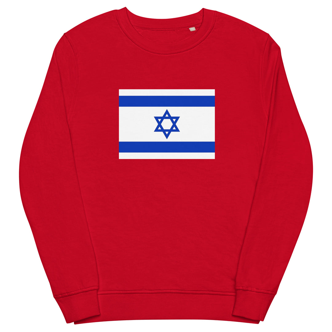 Organic Sweatshirt | Israel Flag