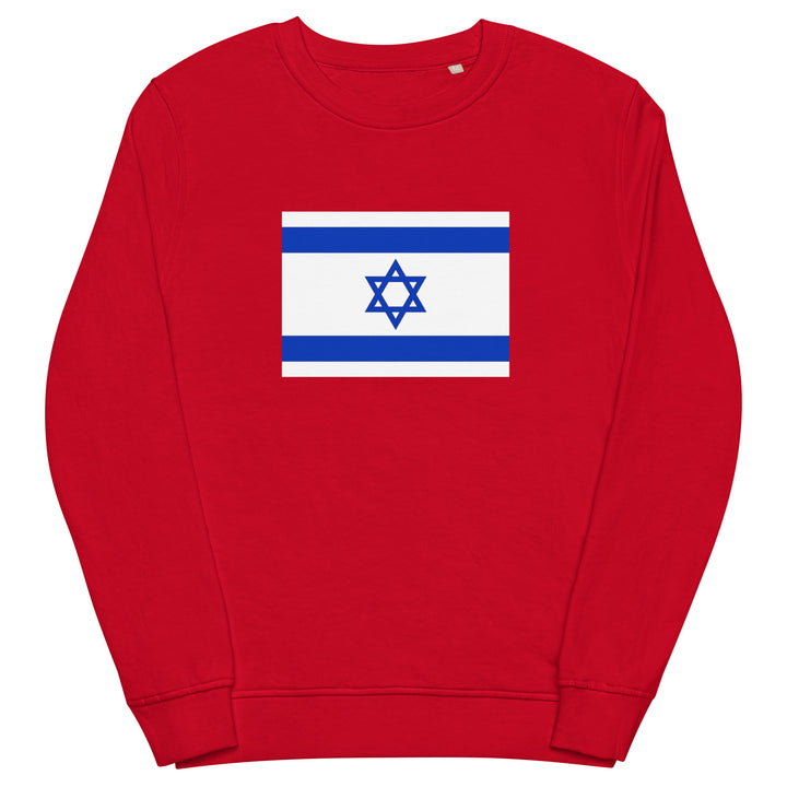 Organic Sweatshirt | Israel Flag