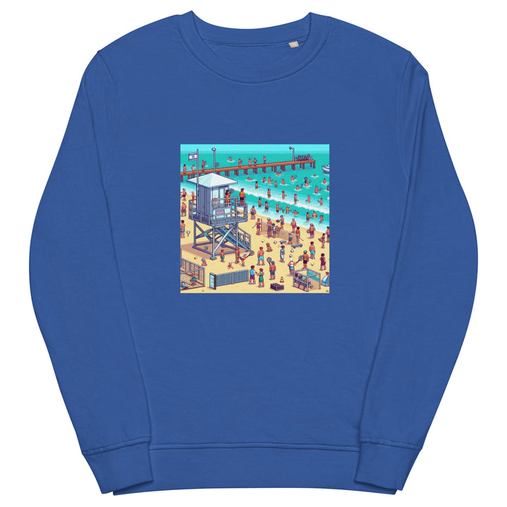 Organic Sweatshirt | TLV Frishman Beach 16 Bit