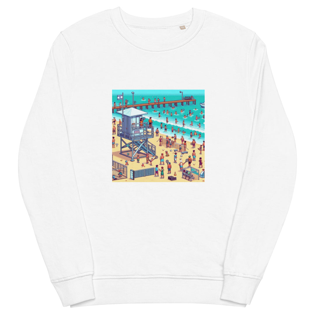 Organic Sweatshirt | TLV Frishman Beach 16 Bit