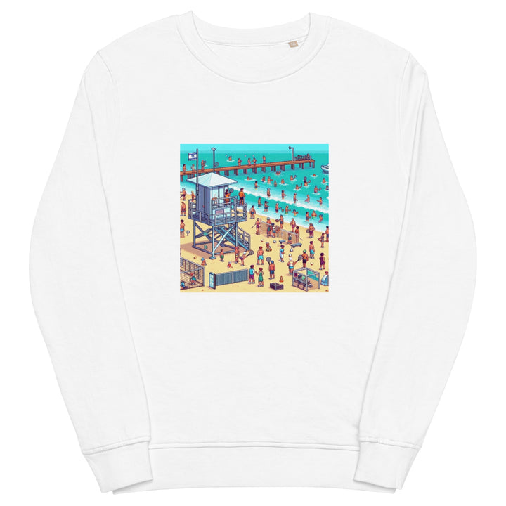 Organic Sweatshirt | TLV Frishman Beach 16 Bit
