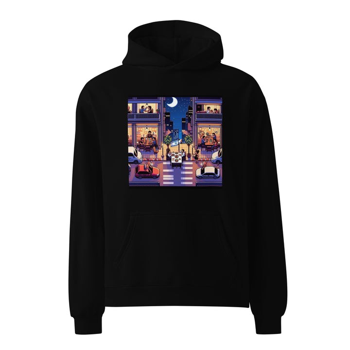 Oversized Hoodie | TLV Nightlife 16 Bit