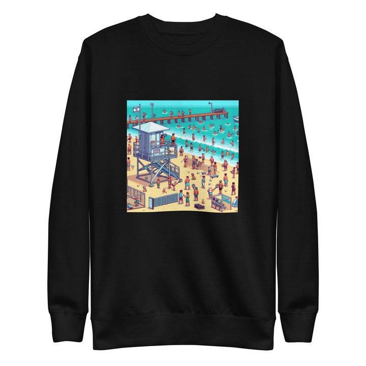 Premium Sweatshirt | TLV Frishman Beach 16 Bit