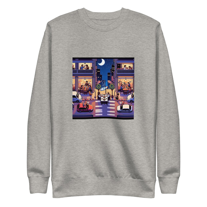 Premium Sweatshirt | TLV Nightlife 16 Bit