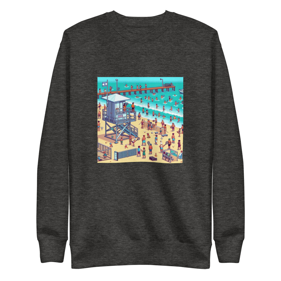 Premium Sweatshirt | TLV Frishman Beach 16 Bit