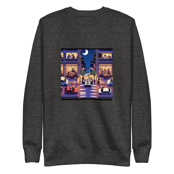 Premium Sweatshirt | TLV Nightlife 16 Bit
