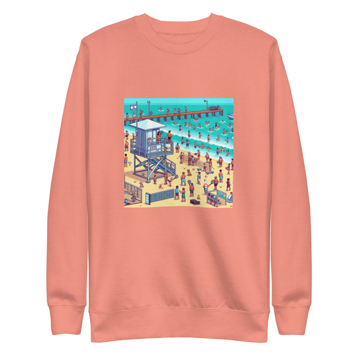 Premium Sweatshirt | TLV Frishman Beach 16 Bit