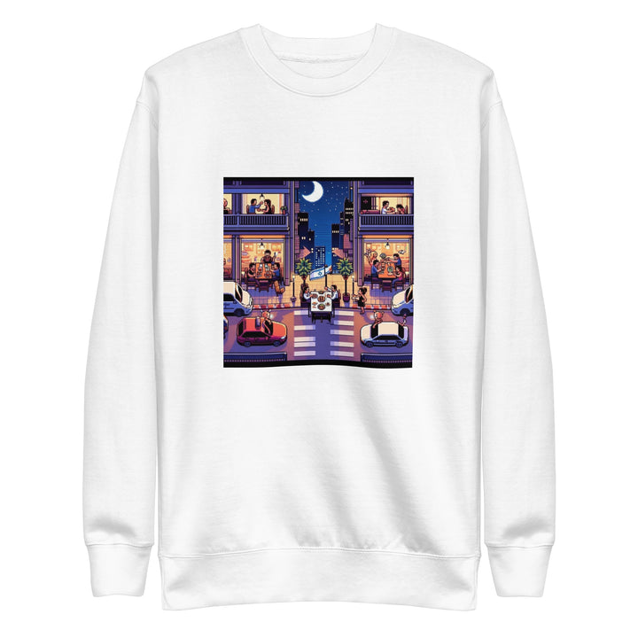 Premium Sweatshirt | TLV Nightlife 16 Bit