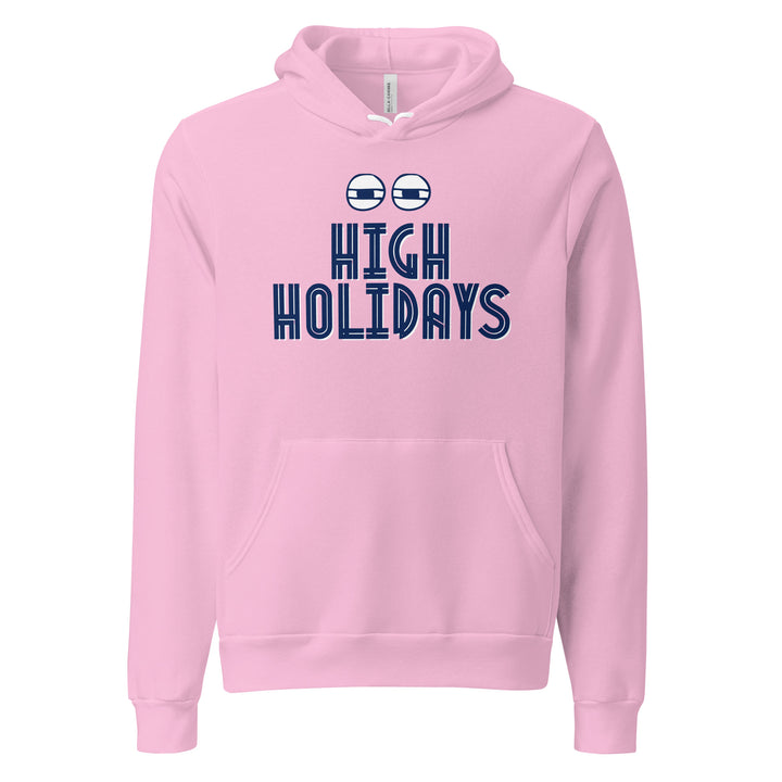 High Holidays Jewish pride hoodie in Lilac - front view