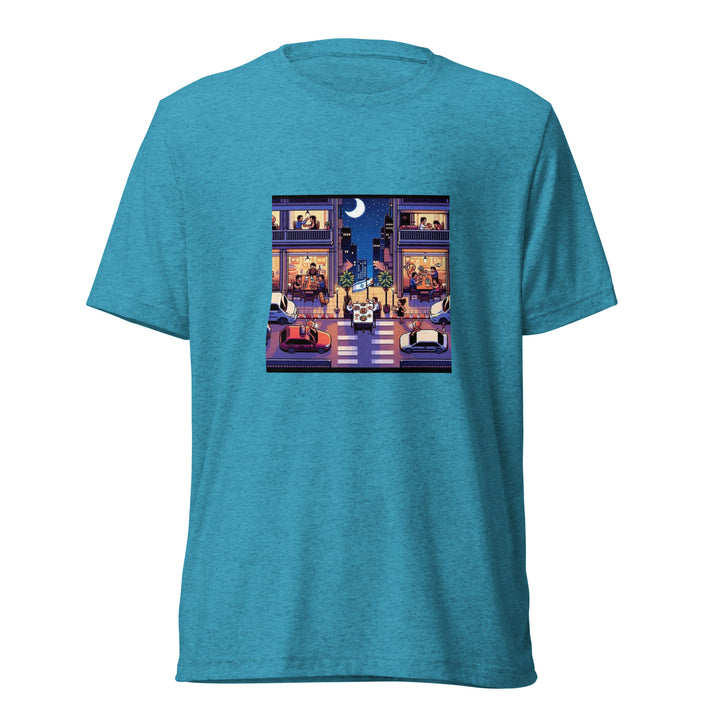 Tri-Blend T-Shirt | TLV Nightlife 16 Bit