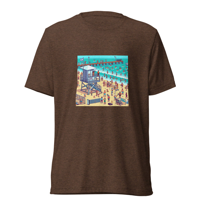 Tri-Blend T-Shirt | TLV Frishman Beach 16 Bit