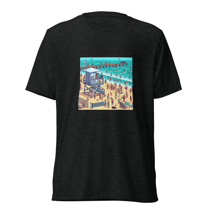 Tri-Blend T-Shirt | TLV Frishman Beach 16 Bit