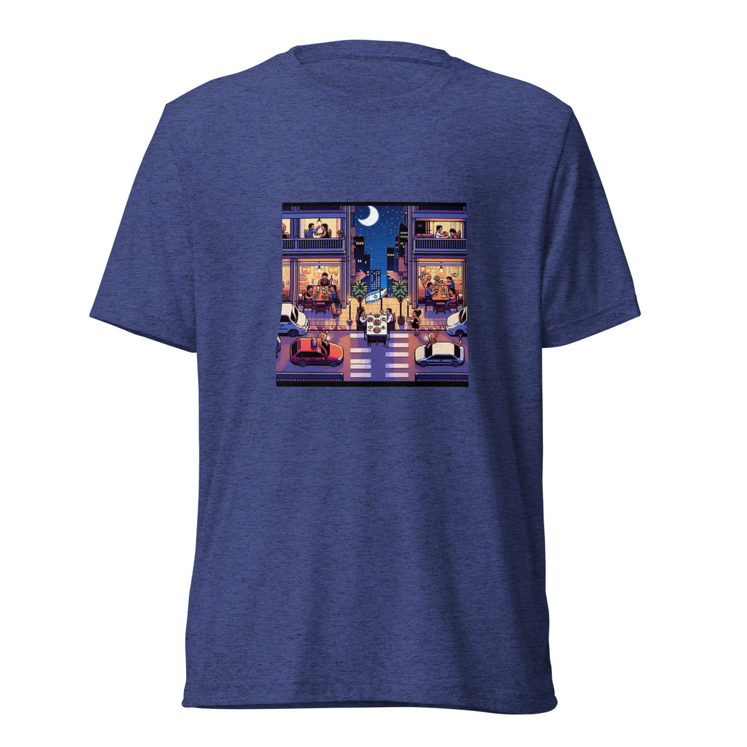 Tri-Blend T-Shirt | TLV Nightlife 16 Bit