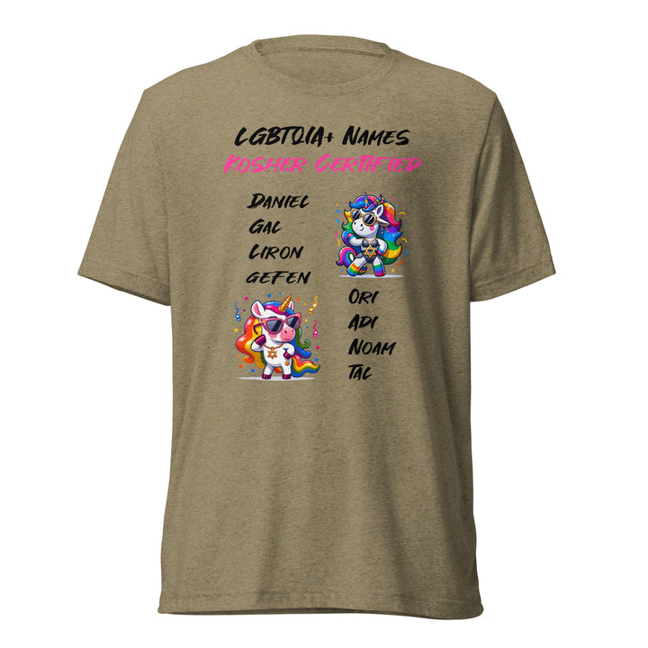 Tri-Blend T-Shirt | Kosher Certified Names