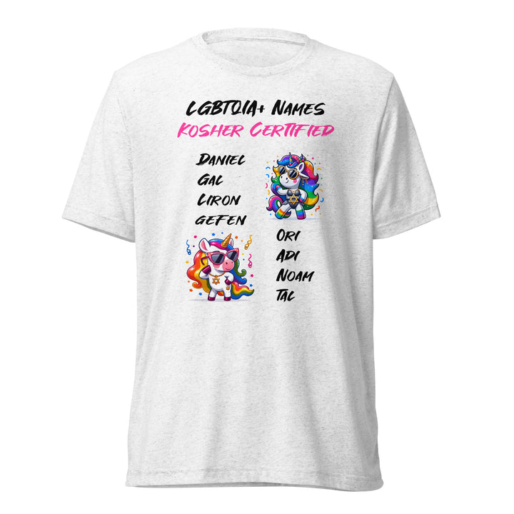 Tri-Blend T-Shirt | Kosher Certified Names