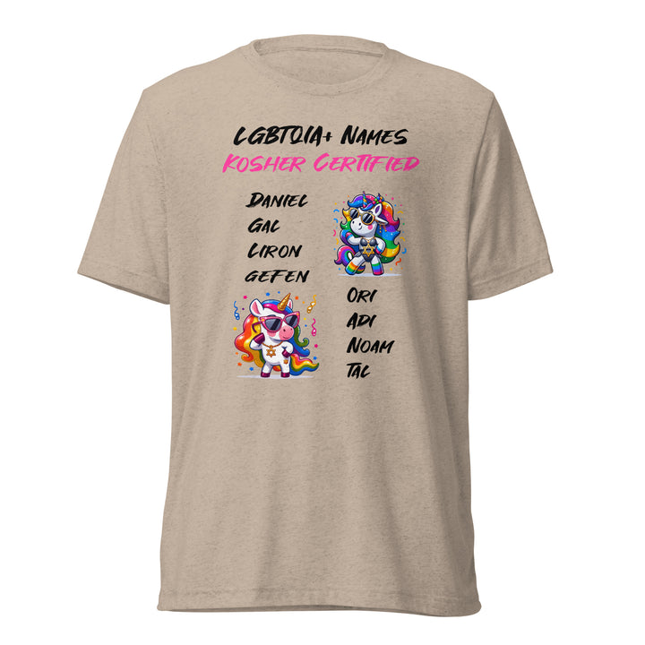 Tri-Blend T-Shirt | Kosher Certified Names