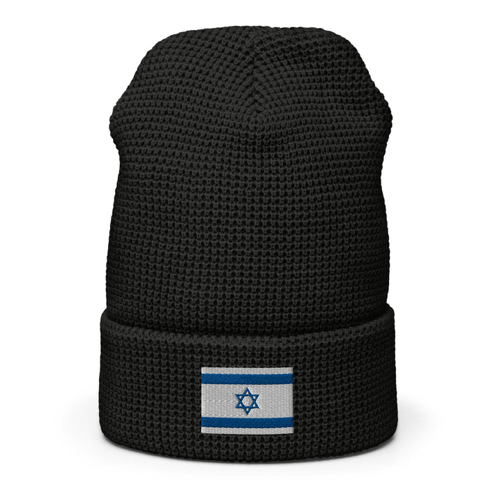 Waffle Beanie | Israel Flag