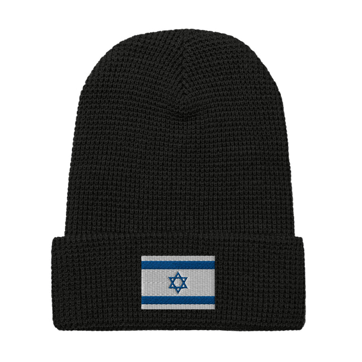 Waffle Beanie | Israel Flag