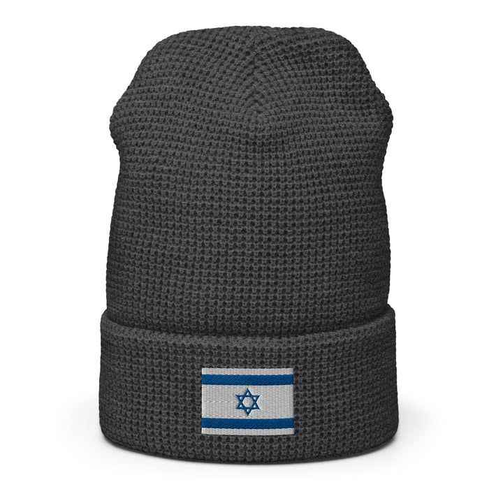 Waffle Beanie | Israel Flag