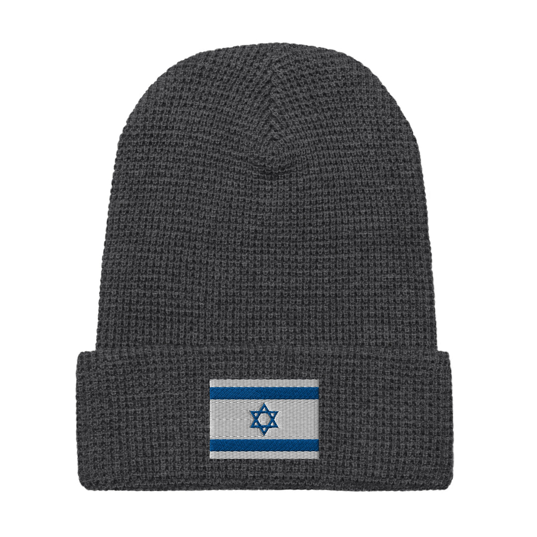 Waffle Beanie | Israel Flag
