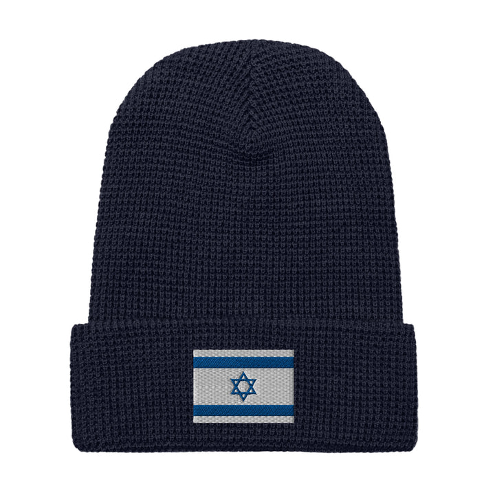 Waffle Beanie | Israel Flag