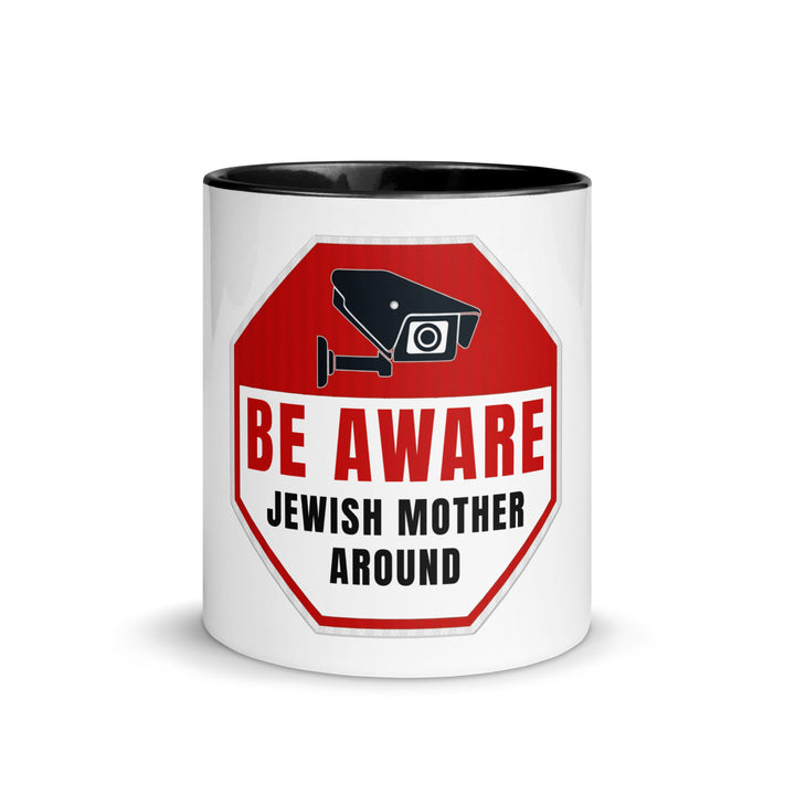 Mug with Color Inside | Be aware jewish mother