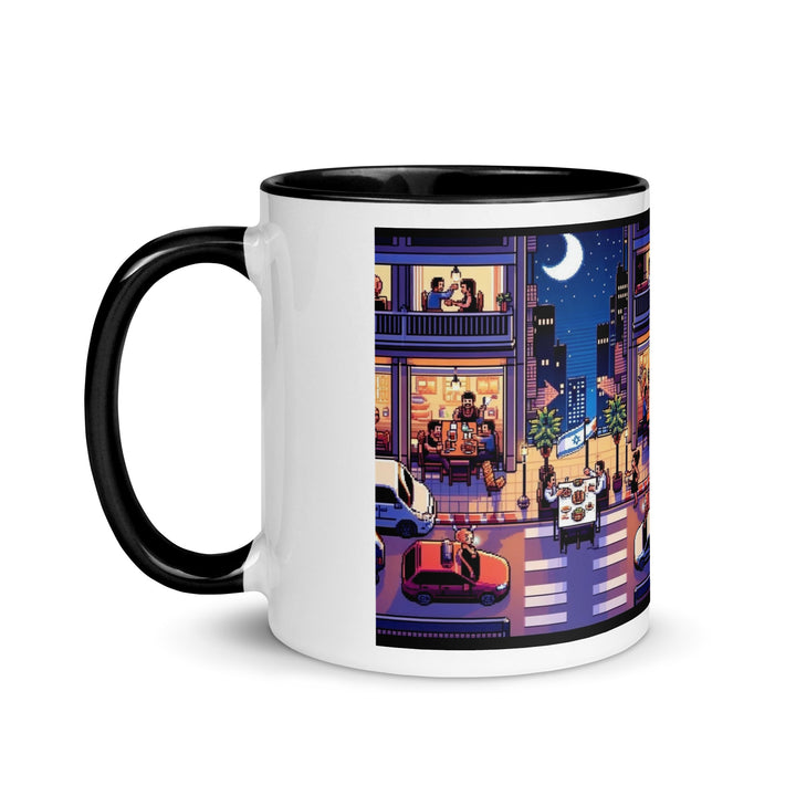 Mug with Color Inside | TLV Nightlife 16 Bit